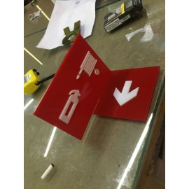 Yangın Tüpü Yönlendirme tabelası